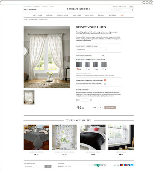 Bradgate Interiors | Magento 2 eCommerce