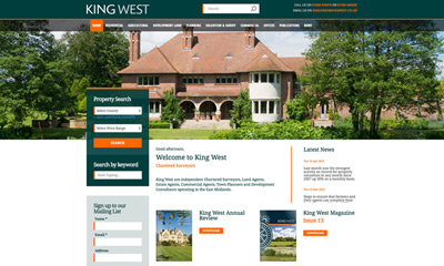 Our Work | King West | Drupal CMS with Rightmove integration