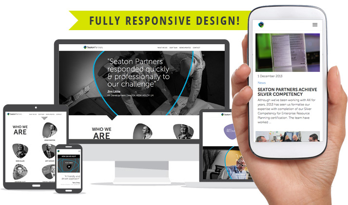 Fully responsive website design